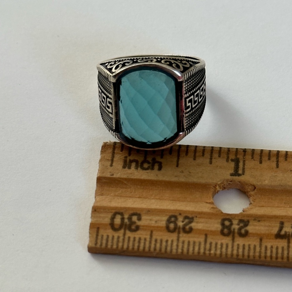 COMING SOON❣️925 Silver blue ring - Picture 4 of 6